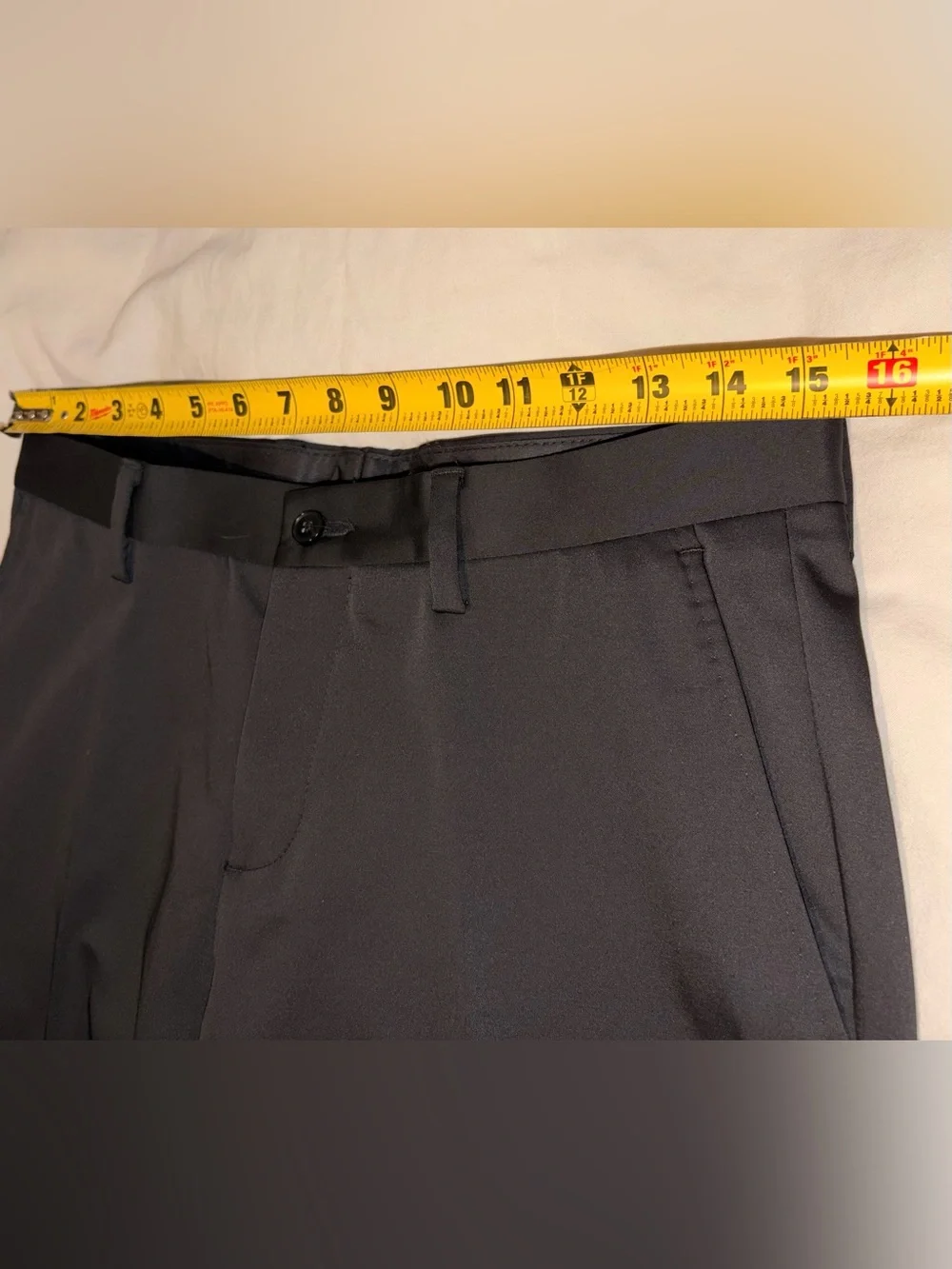 Zara Man Two-Button Black Suit Jacket (36R) & Trousers (31x30) Set Romania Made
